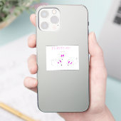 Autocollant de lapins gonflés (Téléphone)