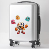 Autocollant de l'arcade du crâne de sucre (Sur valise)