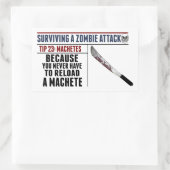 Autocollant de l'ATTAQUE 23 de ZOMBI (Sac)