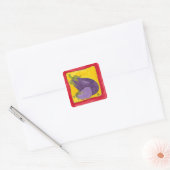 autocollant de l'aubergine royale (Enveloppe)
