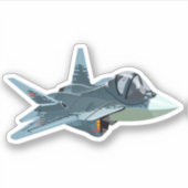 autocollant de l'avion de dessin (Devant)