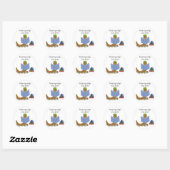 Autocollant de lecteur Bookworm (Feuille)