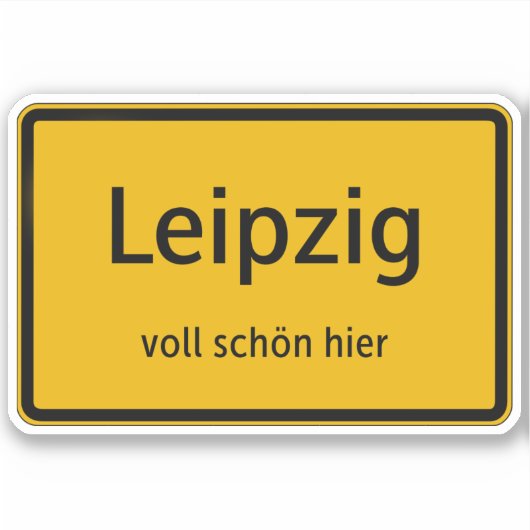 Autocollant de Leipzig (Devant)