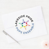 Autocollant de l'ensemble Pops (logo rond) (Enveloppe)