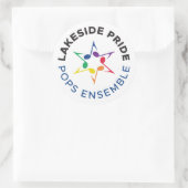 Autocollant de l'ensemble Pops (logo rond) (Sac)