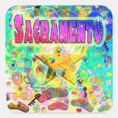 Autocollant de l'Époque de Sacramento (Devant)