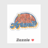 Autocollant de l'État de l'Arizona (Feuille)