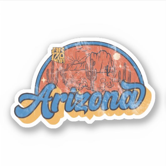 Autocollant de l'État de l'Arizona (Devant)