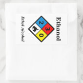 Autocollant de l'éthanol MSDS (Sac)