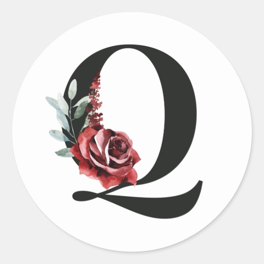 Autocollant de lettre initiale pour les vacances d (Devant)