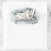 Autocollant de lévrier de sommeil (Sac)