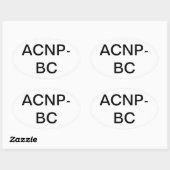 Autocollant de l'infirmière de soins aigus (Feuille)