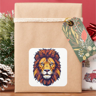 autocollant de lion