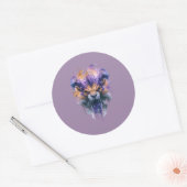 Autocollant de lion démon giclant (Enveloppe)