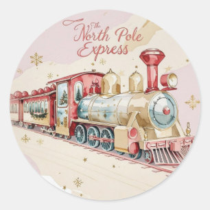 Autocollant de livraison de Père Noël Étoiles pa