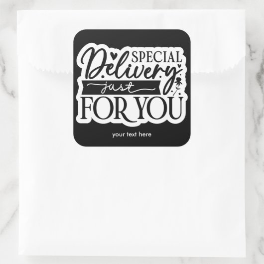 Autocollant de livraison spéciale (Sac)