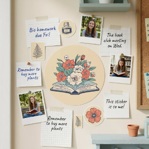 Autocollant de livre
