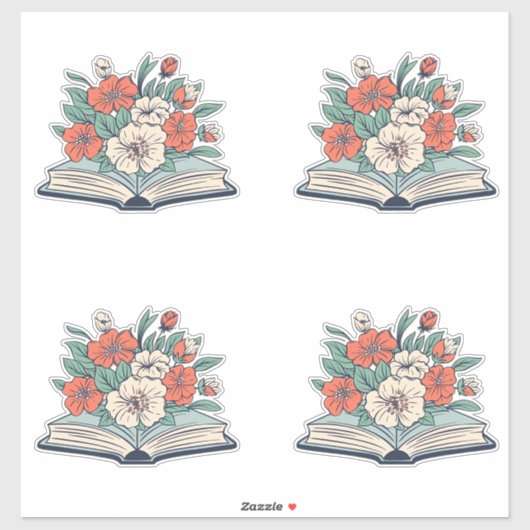 Autocollant de livre (Feuille)