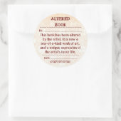 Autocollant de livre modifié (Sac)