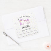 autocollant de livre Unicorn, plaque, bibliothèque (Enveloppe)