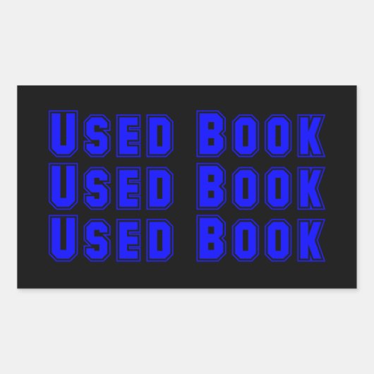 Autocollant de livre usagé (Devant)