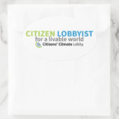 Autocollant de lobbyiste citoyen (Sac)