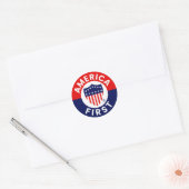 Autocollant de logo America First (Enveloppe)