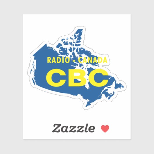 Autocollant de logo CBC 1958 (Feuille)