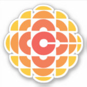 Autocollant de logo CBC 1974 (Devant)