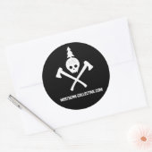 Autocollant de logo classique de 3 pouces ronds du (Enveloppe)