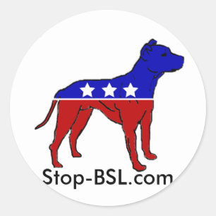 Autocollant de logo d'Arrêt-BSL