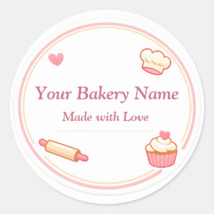 Autocollant de logo de boulangerie - Conception de