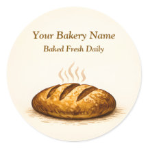Autocollant de logo de boulangerie - Conception pe