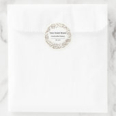 Autocollant de logo de boulangerie - Conception pe (Sac)