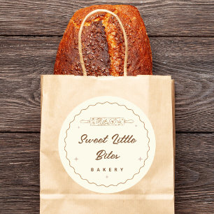 Autocollant de logo de boulangerie Sweet Little Bi