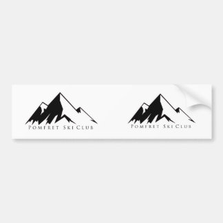 Autocollant de logo de montagne