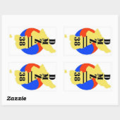 Autocollant de logo DMZ/38 (Feuille)