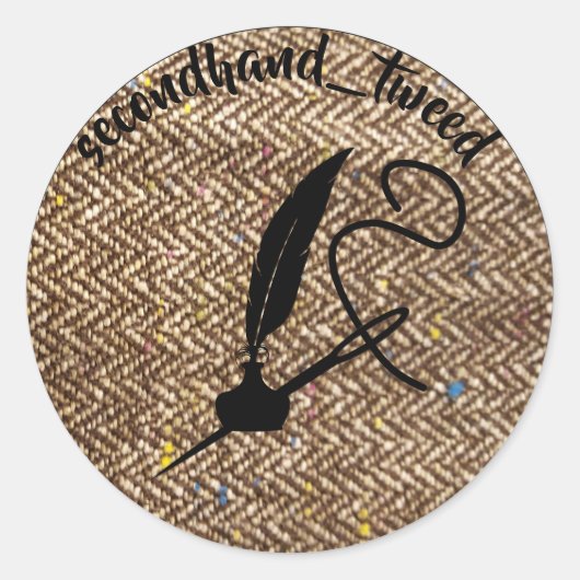 autocollant de logo tweed (Devant)