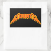 Autocollant de logo Ubuntu Rock Parody (Sac)