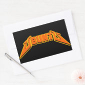 Autocollant de logo Ubuntu Rock Parody (Enveloppe)