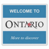Autocollant de l'Ontario (Devant)