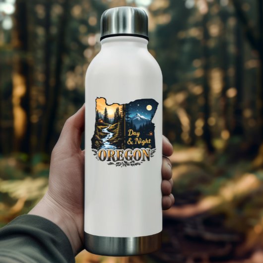 Autocollant de l'Oregon State | Art de paysage de