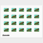Autocollant de loup frit (Feuille)