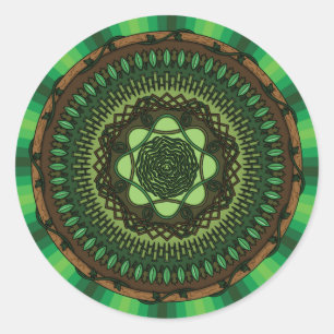 Autocollant de mandala de la terre