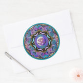 Autocollant de mandala de lune (Enveloppe)