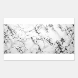 Autocollant de marbre noir et blanc