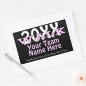 Autocollant de marche de charité personnalisé (Enveloppe)