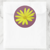 autocollant de marguerite jaune (Sac)