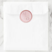 Autocollant de mariage à cacheter à la cire rose g (Sac)