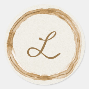 Autocollant de Mariage campagnard rustique